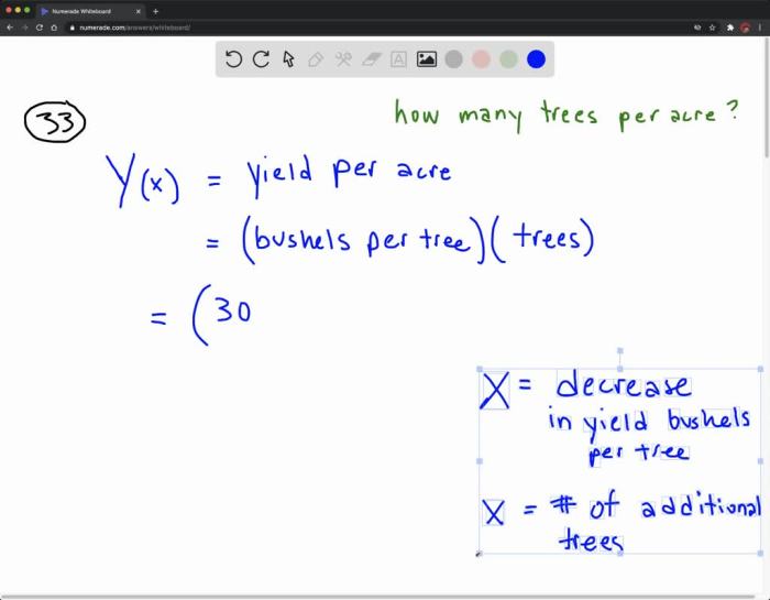 How many bushels of apples per tree